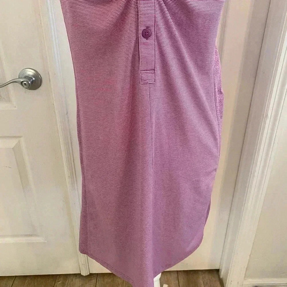 Prana Kinley Striped Short Sleeve Polo Shirt Dress - Picture 10 of 10